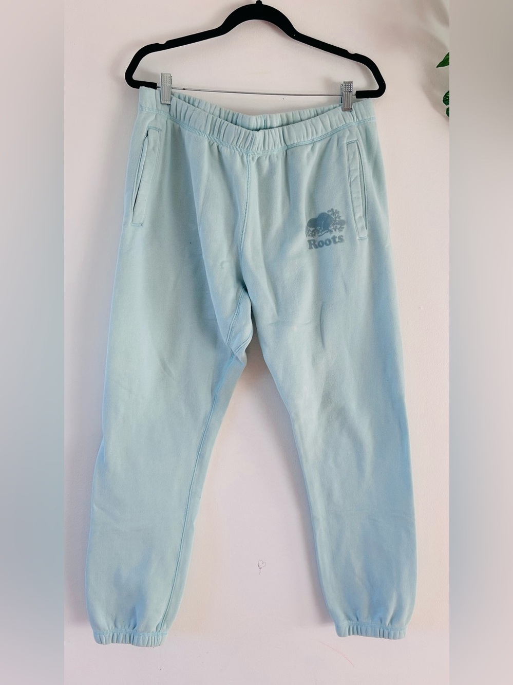 Roots Classic Cozy Drawstring Jogger Pants size L